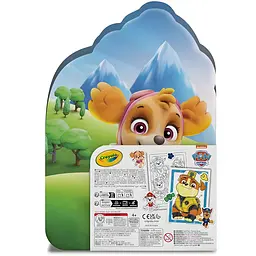 Переносний набір для малювання Crayola Paw Patrol з фломастерами та розмальовками - мініатюра 5