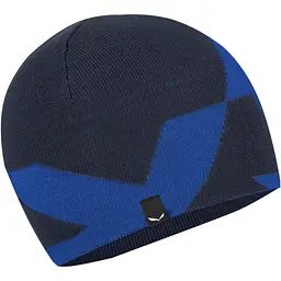 Шапка Salewa Pure Reversible AM Beanie 58 Темно-синій