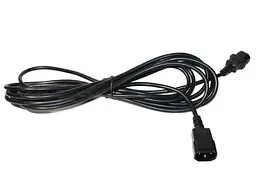 Кабель живлення від мережі PC-189, чорний, 4.5 м, Cablexpert, IEC C14 - IEC C13, 3x0.5 мм² (PC-189-15)