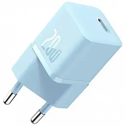 Мережевий зарядний пристрій Baseus GaN5 Fast Charger Xiaomini 1C 20W EU CCGN050103 Blue - мініатюра 4