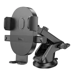 Автотримач Hoco H19 Mighty one-button car holder(center console) Чорний 6942007601580
