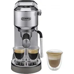 Кавоварка ріжкова DELONGHI Dedica Duo EC890.M Silver UA
