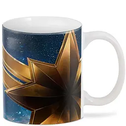 Кухоль GeekLand Капітан Марвел Captain Marvel CМ.02.05 330 мл білий - мініатюра 2