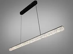Підвісна LED-люстра Diasha XH1001/1000BK, чорна, 100×4 см, 28 W - мініатюра 3