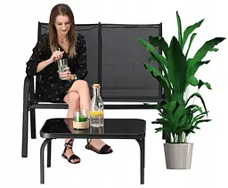 Комплект садових меблів GardenLine SOFA Black - мініатюра 9