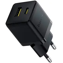 Зарядний пристрій Baseus Palm Cluster 30 Вт, USB-C + USB-A, швидке заряджання, чорний (P1011160A113-00) - мініатюра 10