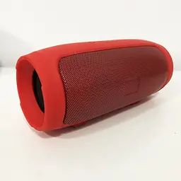 Портативна акумуляторна Bluetooth колонка бездротова 16см переносна акустика бумбокс USB MP3 UKC Charge Mini E3 червоний - мініатюра 1
