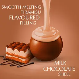 Шоколадні цукерки Lindt Lindor Tiramisu Milk Chocolate Truffles 200г - мініатюра 2