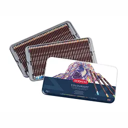 Кольорові олівці Coloursoft 72 кольори Derwent - мініатюра 4