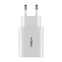 Зарядний пристрій Globex USB-C 20W FastPower white (20WC1A)