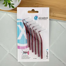 Міжзубні йоржики Miradent I-Prox L бордо 6 шт