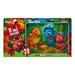 Дитячі м'які пазли Dino Park S20-10-07, 20 елементів