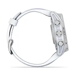 Смарт-годинник Garmin Fenix 8 43mm Amoled Silver with Whitestone Silicone (010-02903-00) - мініатюра 2