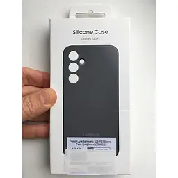 Чохол силіконовий Samsung для Galaxy S23 FE (6.4") Samsung Silicone Case EF-PS711TBEGWW Graphite - мініатюра 4