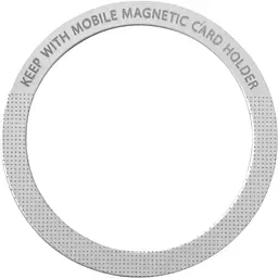 Стальная пластина DK для MagSafe Ring Letter на скотче (Кольцо О / white)