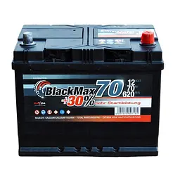 Автомобільний акумулятор BlackMax 6СТ-70Ah АзЕ ASIA 620A (EN) B4026 - мініатюра 1