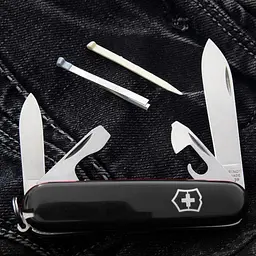 Ніж Victorinox Recruit 84мм 10функ чорн - мініатюра 4