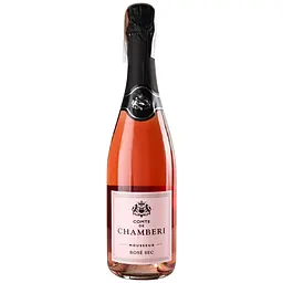 Упаковка ігристого вина Comte de Chamberi Rose рожеве сухе 4.5 л (0.75 л x 6 шт.) - мініатюра 2