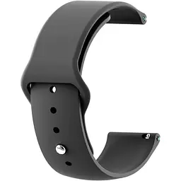 Універсальний ремінець DK Silicone Band для Samsung Watch 22mm Dark Gray [171125]