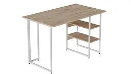 Комп'ютерний стіл Ferrum-decor Кевін 75x120x60 білий ДСП Дуб Артізан 16мм (FRD-101252) - мініатюра 5