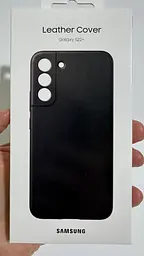 Оригінальний шкіряний чохол Leather Cover Samsung Galaxy S22 Plus Black EF-VS906LBEGWW - мініатюра 2