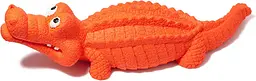 Іграшка для жування Derby Alligator з пищалкою, Помаранчевий