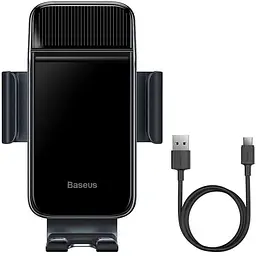 Тримач BASEUS Smart Solar Power Wireless Cycling Electric Holder (SUZG010001) - мініатюра 2