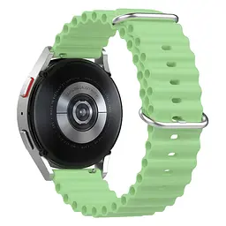 Ремінець Hump для Samsung Galaxy Watch 42mm - зелений ширина кріплення 20мм силікон Watchbands (W23-6WB13876522) - мініатюра 2