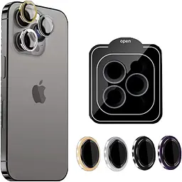 Захисне скло на камеру iLera для Apple iPhone 14 Pro/14 Pro Max Purple (iLFPPR02) [78653]