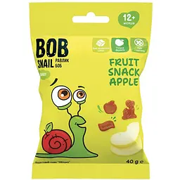 Натуральні снеки для дітей Bob Snail Яблуко 40 г