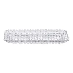 Блюдо для закусок скляне 25*12,5*1,5 см прямокутне Yiwu HP-YH-33 - мініатюра 4