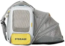 Рюкзак-переноска Petkit Breezy xZone Pet Carrier Сірий (P7703) - мініатюра 7