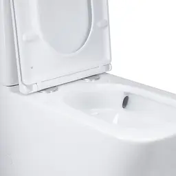 Унітаз підлоговий Qtap Tern Ultra Quiet безобідковий з сидінням Soft-Close QT17222175AUQ1W White, Білий - мініатюра 7