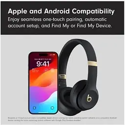 Навушники ігрові Beats by Dr. Dre Solo 4 бездротові чорно-золотисті (MC2L4) - мініатюра 5