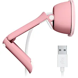 Веб-камера Logitech BRIO 100 Rose (960-001623) [96684] - мініатюра 6