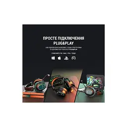Навушники Fifine H6 RGB 7.1 Black (H6) - мініатюра 12