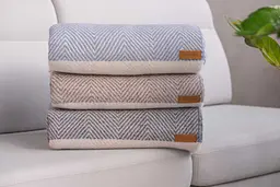 Плед Ardesto Leonardo Bianco 140x200 см 100% вовна сірий pbe0050444 - мініатюра 5