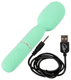 Вібратор Cuties Mini Wand 5.Gen 13.4 см (зелений) - мініатюра 5