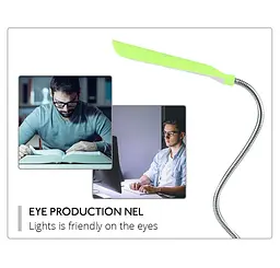 Настільний світильник на батарейках 3хААА "LED DESK Light X-7188" Салатовий, LED лампа настільна (ST) - мініатюра 7