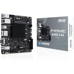Материнська плата Asus Prime із процесором N100I-D D4-CSM, N100 (4x3.4 GHz), 1xDDR4 SO-DIMM (Max. 16Gb), UHD Graphics, 1xSATA2, 1xM.2, 1xPCI-E 3.0 x1, 8x RTL8111G, 6xUSB3.2/4xUSB2.0, VGA/HDMI/DP, Mini-ITX - мініатюра 2