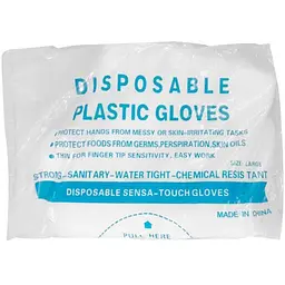 Рукавички поліетиленові універсальні 100 шт. (прозорі) - мініатюра 2