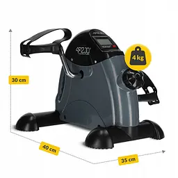 Міні велотренажер 4FIZJO Active 2 в 1 для рук та ніг MBIKE02 Grey/Black (P-5905973401708) - мініатюра 6