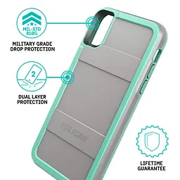 Чохол протиударний Pelican Protector для iPhone X XS 10 (5.8") Grey - мініатюра 4