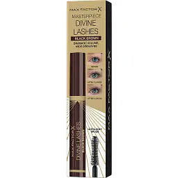 Туш для вій Max Factor Masterpiece Divine Lashes Дивовижні вії, відтінок 02 (Black-Brown), 8 мл (8000019782787) - мініатюра 3