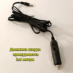 Портативний компресор з дисплеєм, ліхтарик. Акумуляторний. Живлення від прикурювача + зарядка Type-C. Функц. павербанка - мініатюра 13