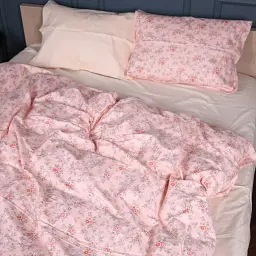 Простирадло MirSon Сатин 22-1397 Floral Elegance 110х160 см (2200010565737) - мініатюра 2