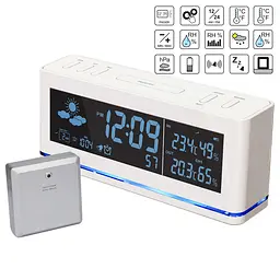 Метеостанція Technoline WS6850 White (WS6850), Білий - мініатюра 9