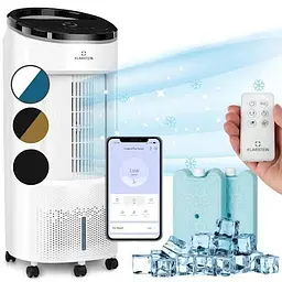 Мобільний кондиціонер-вентилятор Klarstein IceWind Plus Smart 4-в-1 (10040211) - мініатюра 7