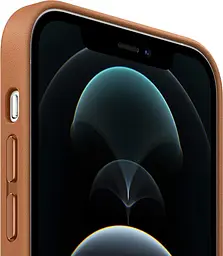 Чохол шкіряний протиударний Leather Case MagSafe MHKL3ZM/A (Original) для Apple iPhone 12 Pro Max (6.7") Saddle Brown - мініатюра 6