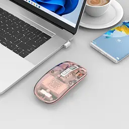 Бездротова мишка прозора комп'ютерна блютуз миша Wireless Mouse M133 - мініатюра 2